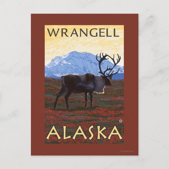 Karibik - Wrangell, Alaska Postkarte (Vorderseite)