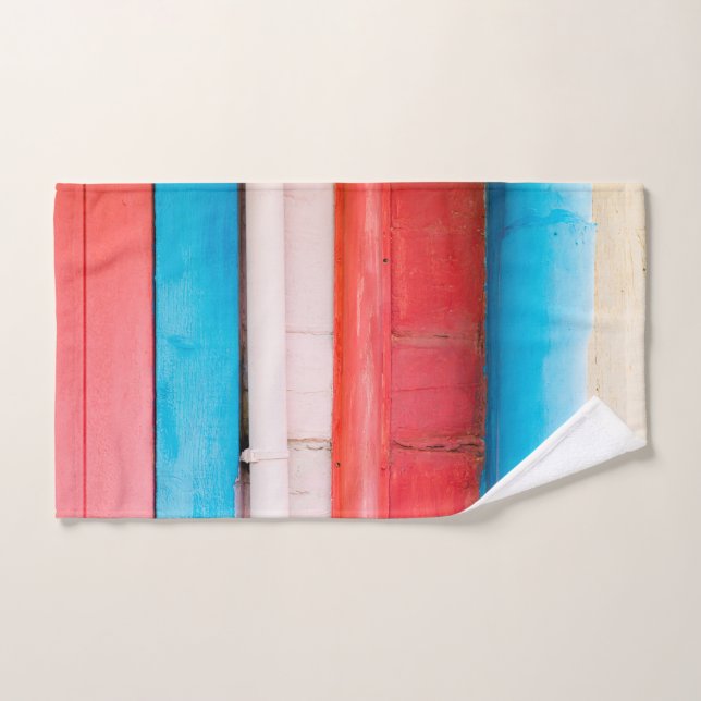 Karibikfarben - abstrakt badhandtuch set (Handtuch)