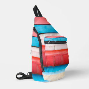 Karibikfarben - abstrakt crossbody bag