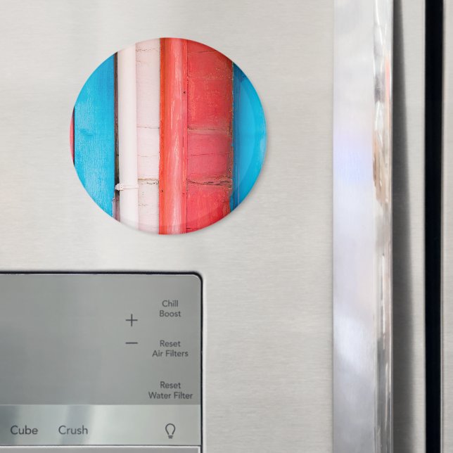 Karibikfarben - abstrakt magnet (In Situ (Kühlschrank))