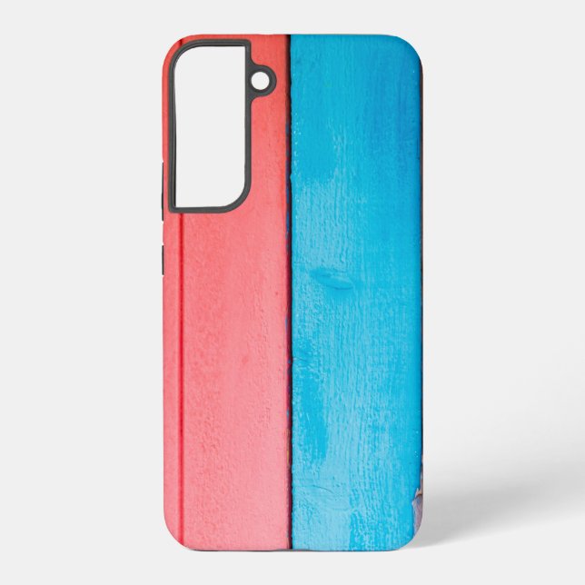 Karibikfarben - abstrakt samsung galaxy hülle (Rückseite)