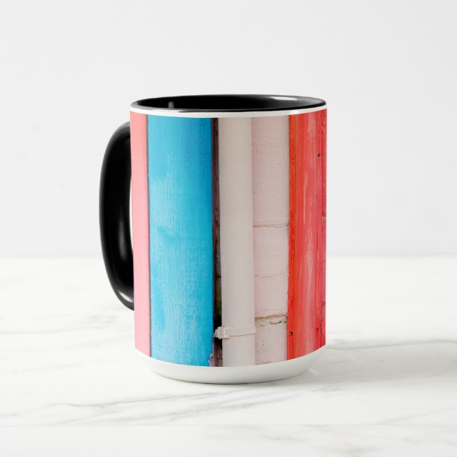 Karibikfarben - abstrakt tasse (Vorderseite Links)