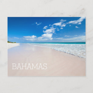 Karibikstrand und Meer Postkarte