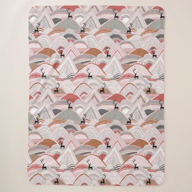 Karibische Berge sienna Sherpadecke (Vorderseite)