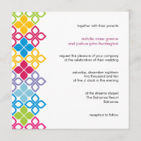 Karibische Inseln Hochzeitskarte