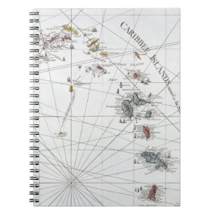 KARIBISCHE MEERE: KARTE, 1775 NOTIZBLOCK