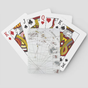 KARIBISCHE MEERE: KARTE, 1775 SPIELKARTEN