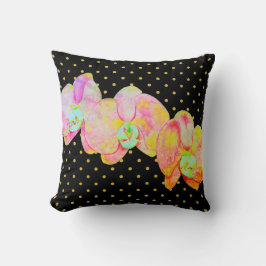 Karibische Orchideen, tropische Blume Kissen