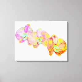 Karibische Orchideen, tropische Blume Leinwanddruck