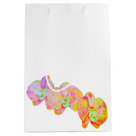 Karibische Orchideen, tropische Blume Mittlere Geschenktüte