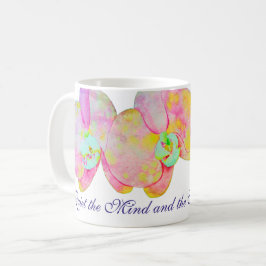Karibische Orchideen, tropische Blume Tasse