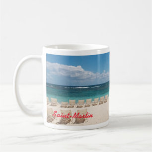 Karibische Strand-Tasse St. Maarten Kaffeetasse