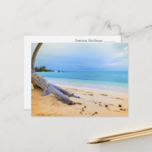Karibische Strandszene Postkarte