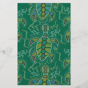 Karibische Tortuga Briefpapier