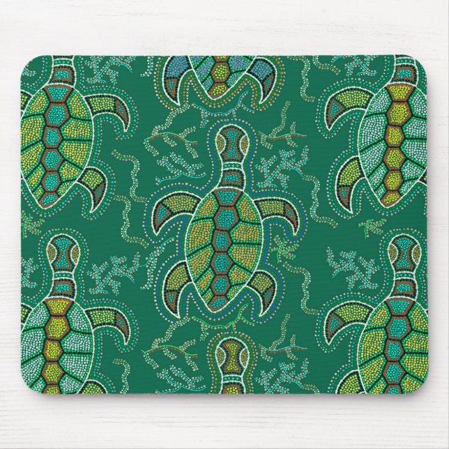 Karibische Tortuga Mousepad (Vorne)