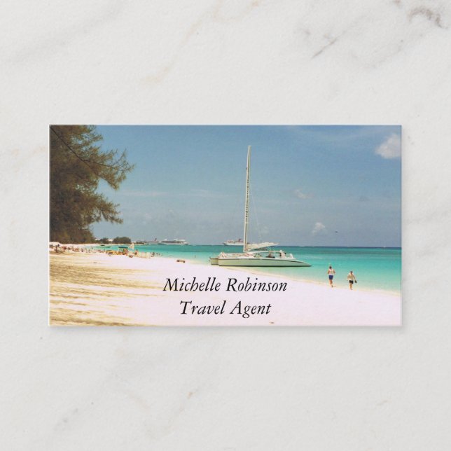 Karibische Visitenkarten Visitenkarte (Vorderseite)