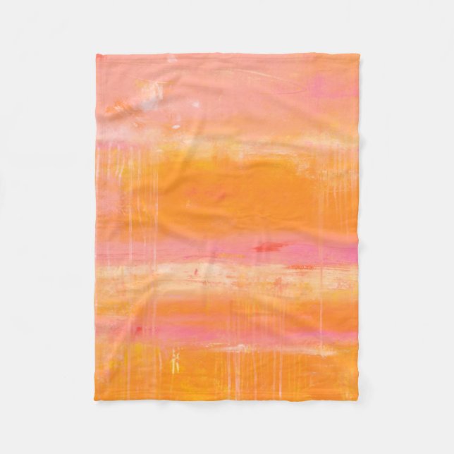 Karibischer Himmel Fleecedecke (Vorderseite)