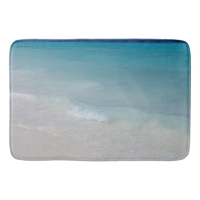 Karibischer Ozean Strand Traum 8 Badematte (Vorderseite)