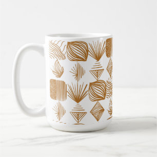 Karibischer Stammbaum: Gold, Weiß Kaffeetasse
