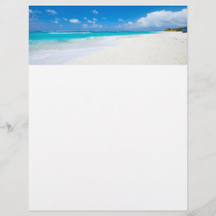 Karibischer Strand Flyer