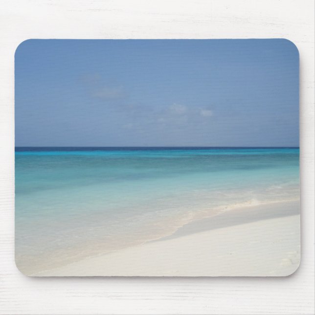 Karibischer Strand-Kristall - klares Wasser Mousepad (Vorne)