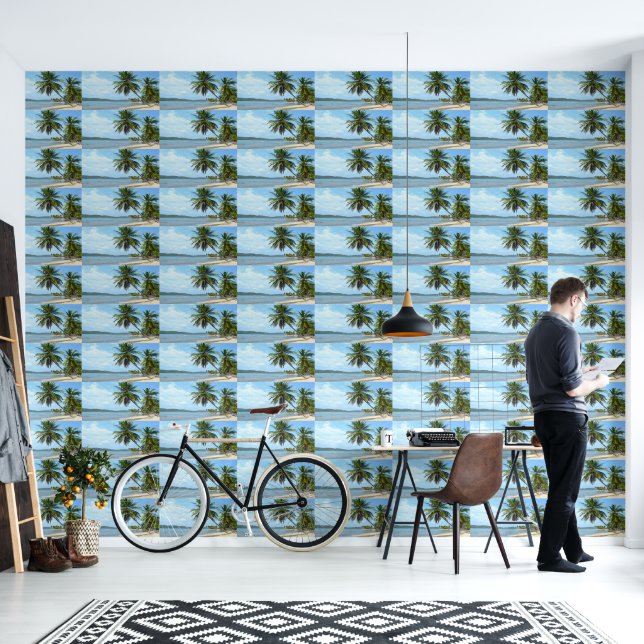 Karibischer Strand Tapete (Wohnbereich)