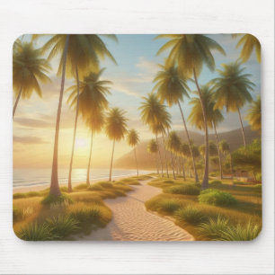 karibischer/tropischer/hawaiianischer Sonnenunterg Mousepad