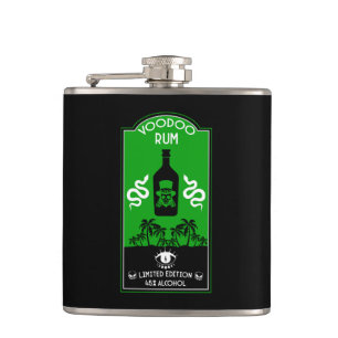 Karibischer Voodoo Rum Flachmann