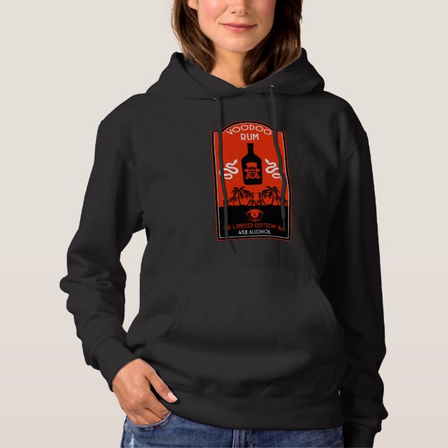 Karibischer Voodoo Rum Hoodie (Vorderseite)