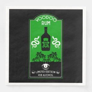 Karibischer Voodoo Rum Serviette