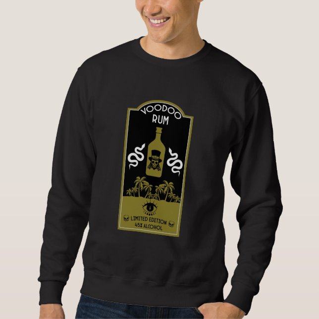 Karibischer Voodoo Rum Sweatshirt (Vorderseite)