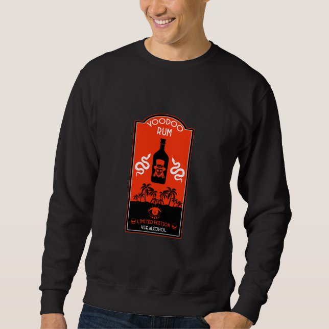 Karibischer Voodoo Rum Sweatshirt (Vorderseite)