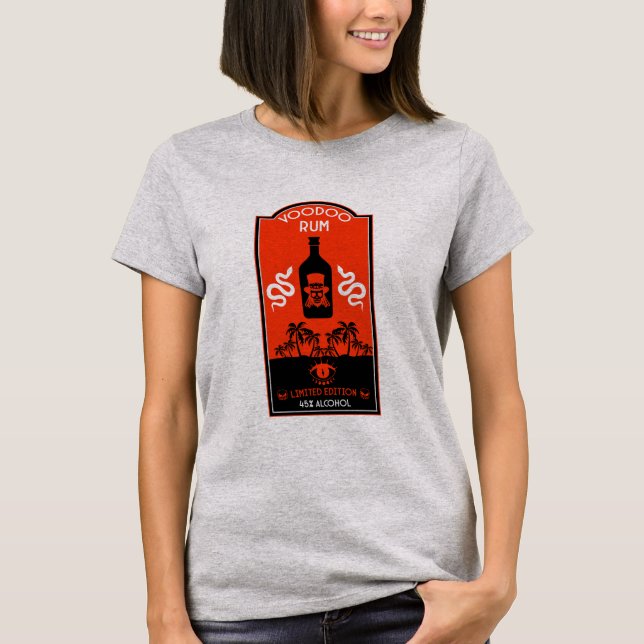 Karibischer Voodoo Rum T-Shirt (Vorderseite)