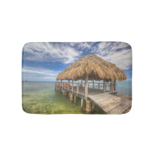 Karibisches Dock Badematte