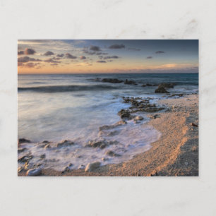 Karibisches Meer, Cayman Islands. Brechende Wellen Postkarte