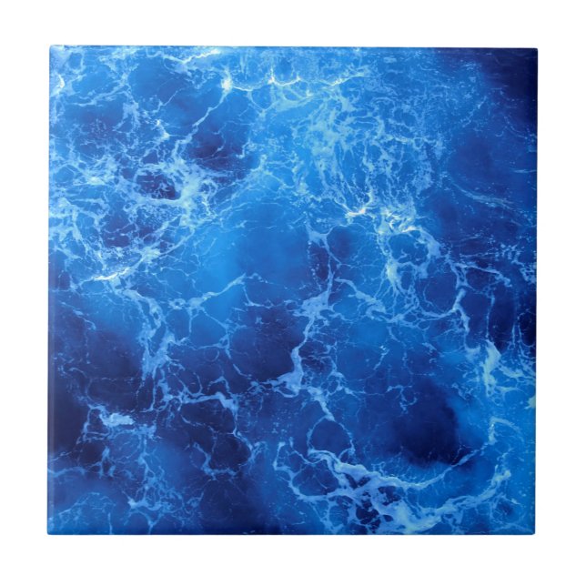 Karibisches Meer Fliese (Vorderseite)