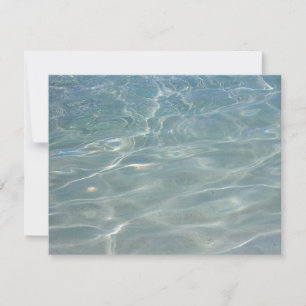 Karibisches Wasser Abstract Blau Natur Karte