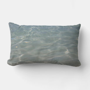 Karibisches Wasser Abstract Blau Natur Lendenkissen
