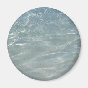Karibisches Wasser Abstract Blau Natur Magnet