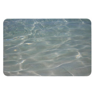 Karibisches Wasser Abstract Blau Natur Magnet