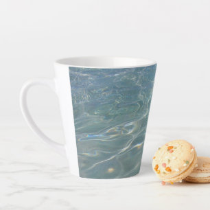 Karibisches Wasser Abstract Blau Natur Milchtasse