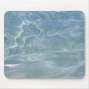 Karibisches Wasser Abstract Blau Natur Mousepad