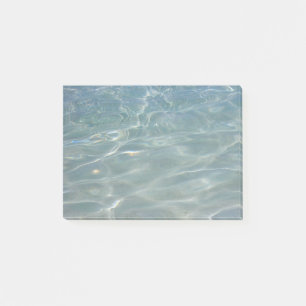 Karibisches Wasser Abstract Blau Natur Post-it Klebezettel