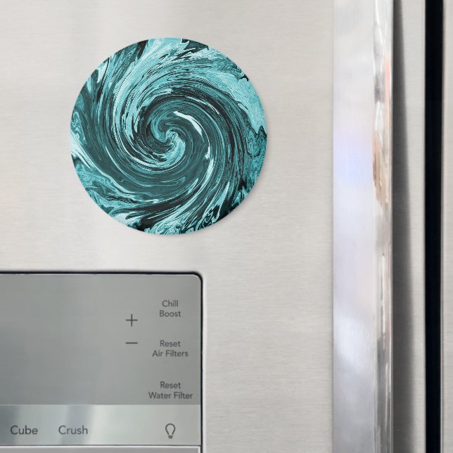 Karibisches Wildwasser... Magnet (In Situ (Kühlschrank))