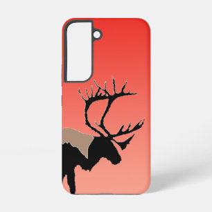 Karibu bei Sonnenuntergang - Originale Wildtierkun Samsung Galaxy Hülle