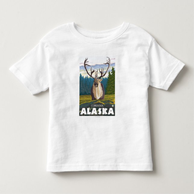 Karibu im wilden - Cordova, Alaska Kleinkind T-shirt (Vorderseite)