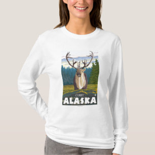 Karibu im wilden - Curry, Alaska T-Shirt