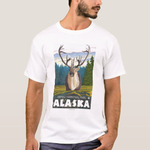 Karibu im wilden - Denali Nationalpark, T-Shirt
