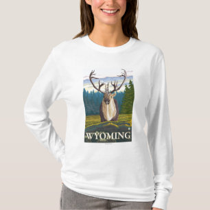 Karibu im wilden - Wyoming T-Shirt