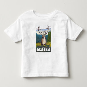 Karibu im wilden - Yukon, Alaska Kleinkind T-shirt